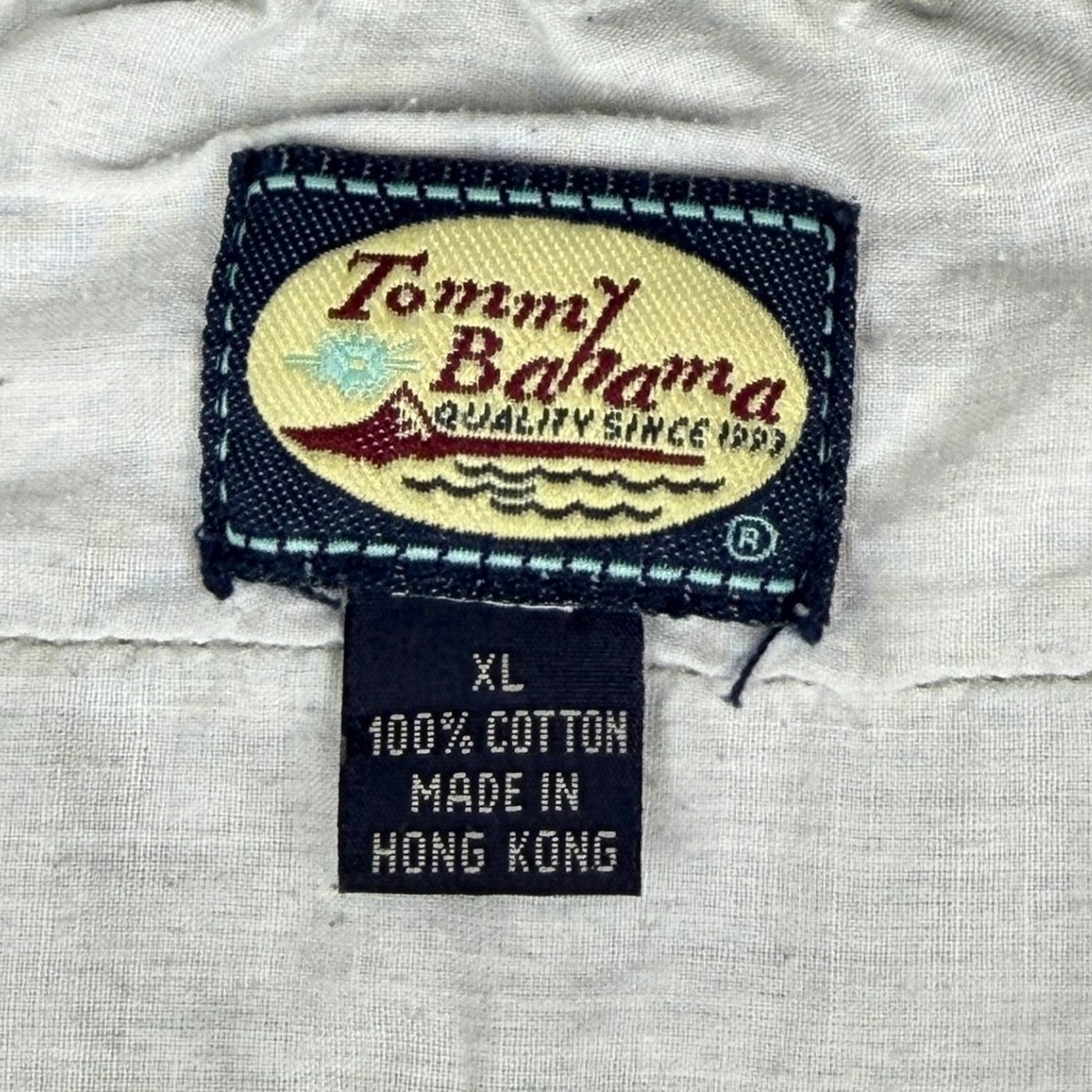 Vintage Tommy Bahama Key Largo Cargo Shorts Mens XL Sage Green Cotton Y2K - Picture 2 of 13